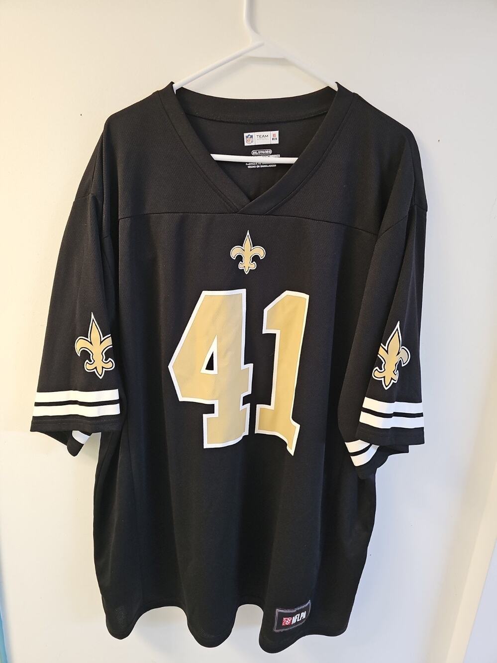 NFLPA NEW ORLEANS SAINTS Alvin Kamara #41 Black Jersey - MENS 3XL